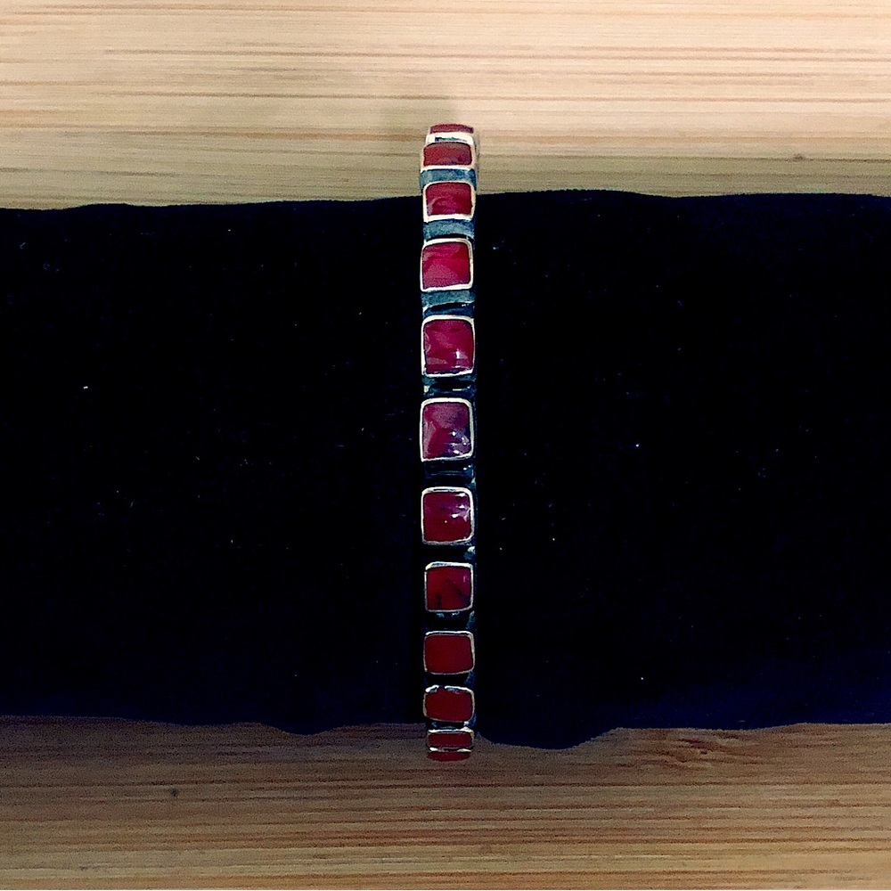 $112  Vintage Estate Cuff  Sterling Silver  Marked MEXICO